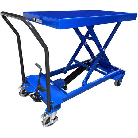 PAKE HANDLING TOOLS Premium Scissor Lift Table, 1100 lb. Cap, 40.5"L x 24"W, 13.5" to 35.4" Lift Height PAKLT09